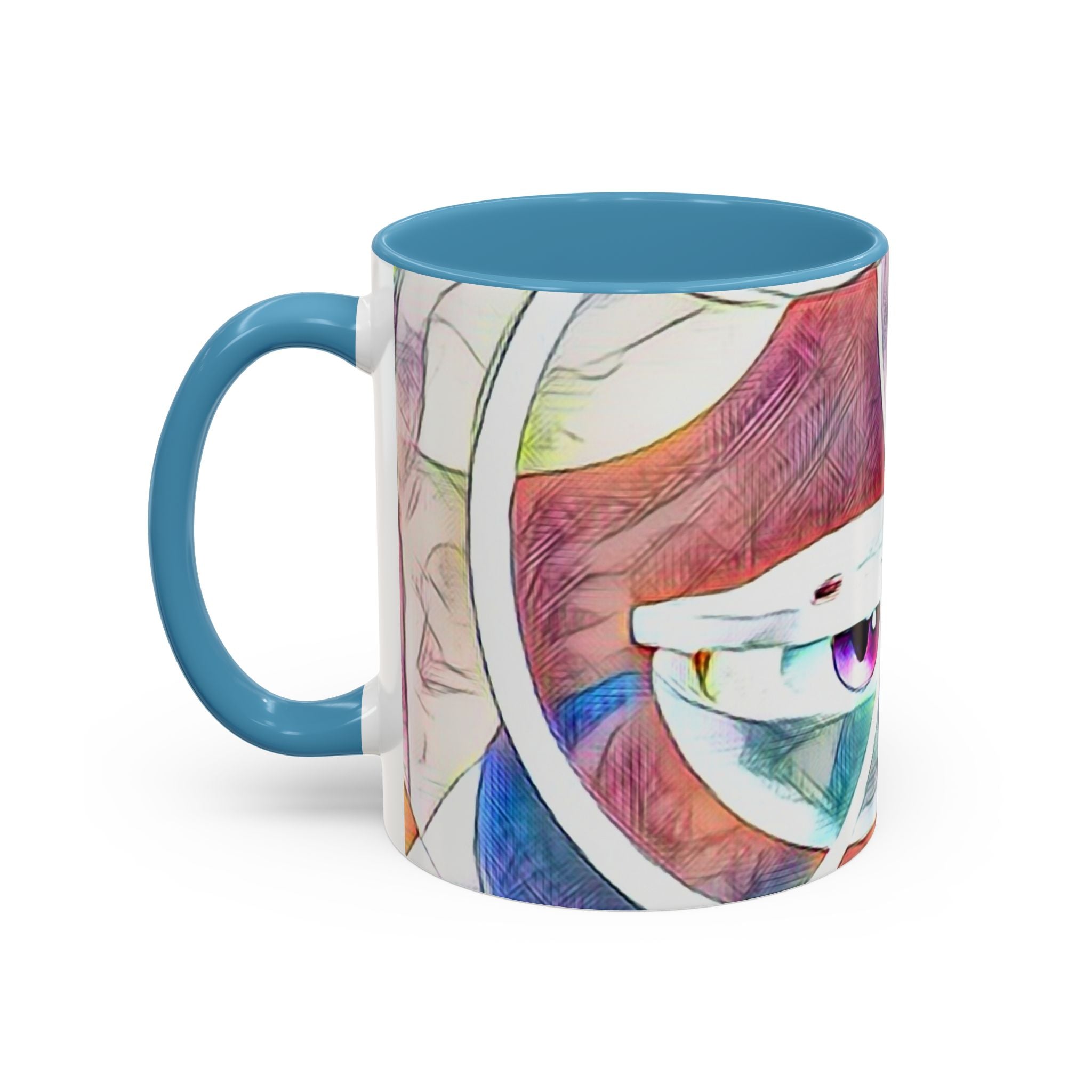 Accent Ceramic Mug, Stylish & Functional Coffee Cup, 11oz 15oz Sizes, White Glossy Finish, Ideal Tea Ritual Companion