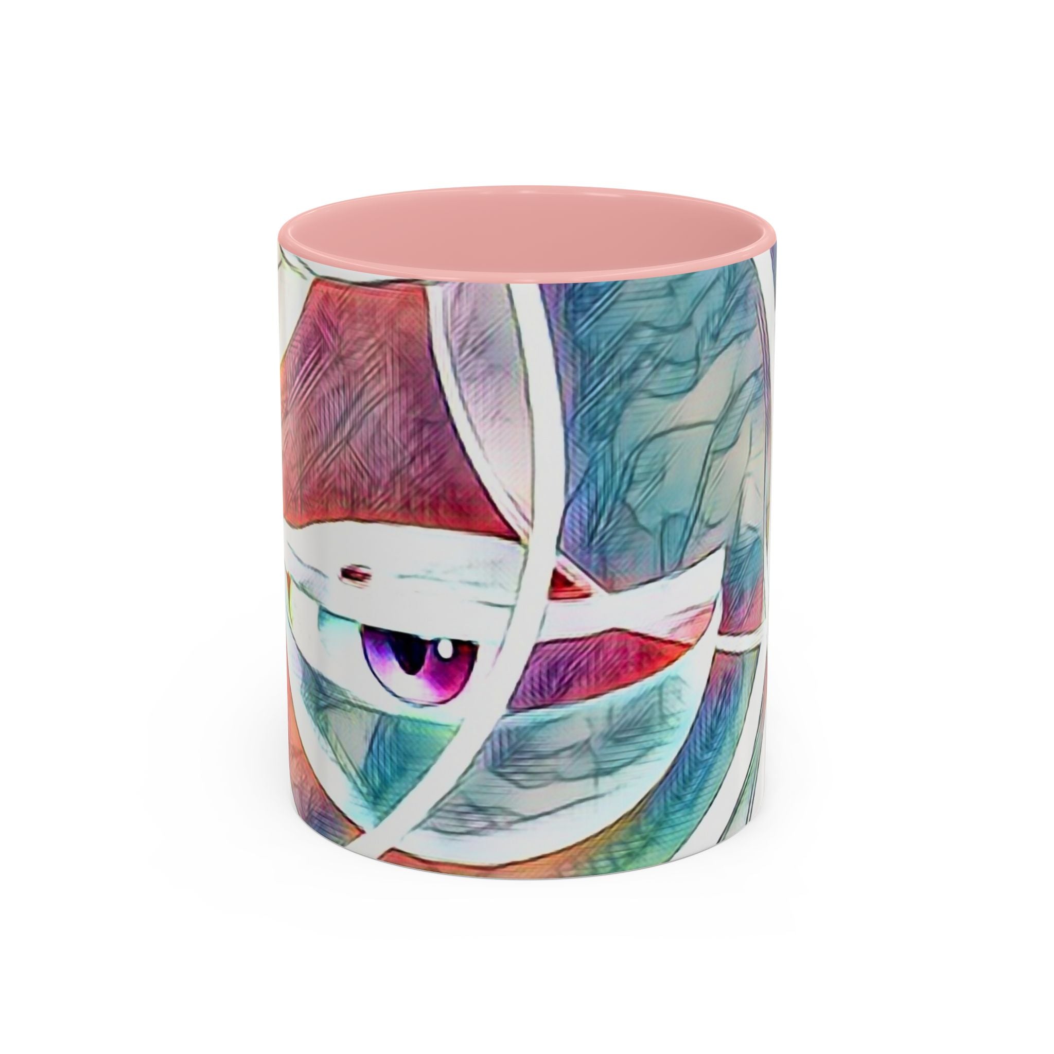 Accent Ceramic Mug, Stylish & Functional Coffee Cup, 11oz 15oz Sizes, White Glossy Finish, Ideal Tea Ritual Companion