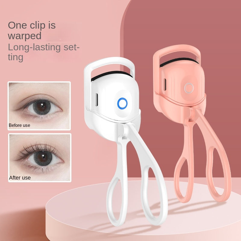 Eyelash Curler Portable Electric Heated Comb Eye Lash Long Lasting Eyelashes Curls Thermal Eyelash Curler Makeup Tools Heated Eyelash Curlers, Rechargeable Electric Eyelash Curler, Handheld Eyelash Heat