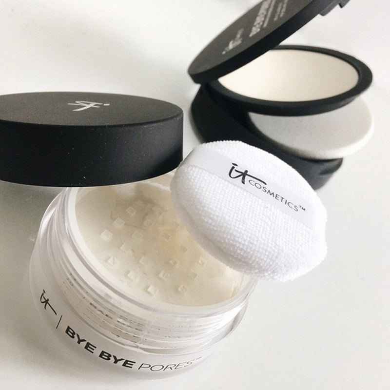 Invisible pores setting loose powder