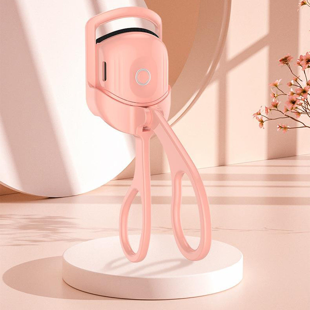 Eyelash Curler Portable Electric Heated Comb Eye Lash Long Lasting Eyelashes Curls Thermal Eyelash Curler Makeup Tools Heated Eyelash Curlers, Rechargeable Electric Eyelash Curler, Handheld Eyelash Heat