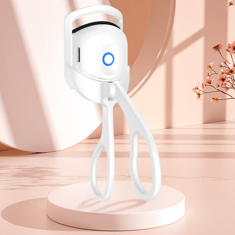 Eyelash Curler Portable Electric Heated Comb Eye Lash Long Lasting Eyelashes Curls Thermal Eyelash Curler Makeup Tools Heated Eyelash Curlers, Rechargeable Electric Eyelash Curler, Handheld Eyelash Heat