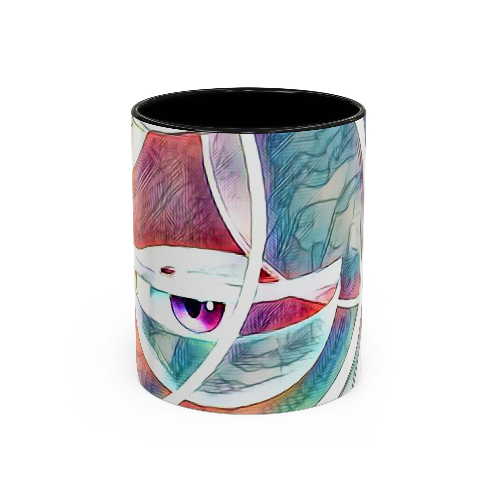 Accent Ceramic Mug, Stylish & Functional Coffee Cup, 11oz 15oz Sizes, White Glossy Finish, Ideal Tea Ritual Companion