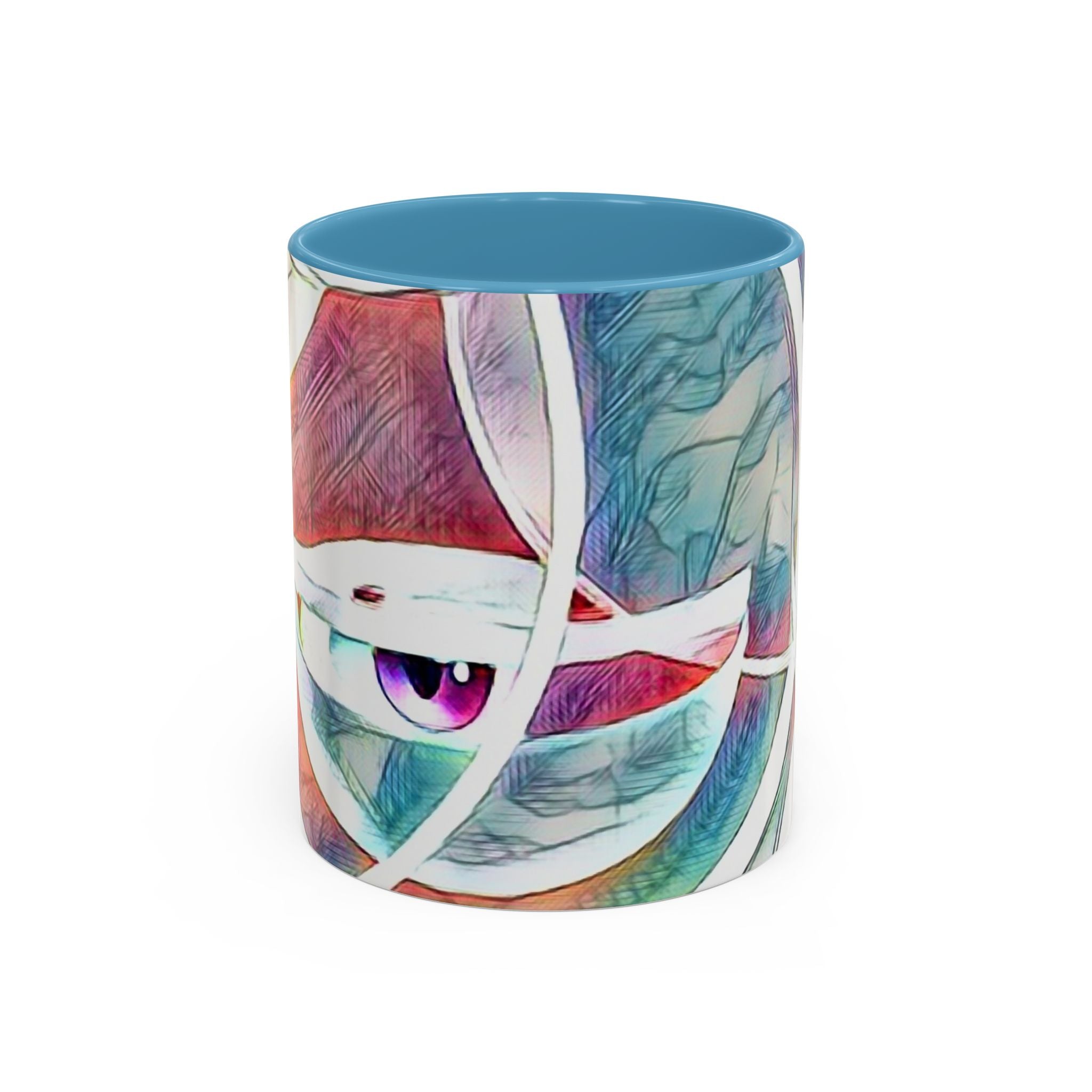 Accent Ceramic Mug, Stylish & Functional Coffee Cup, 11oz 15oz Sizes, White Glossy Finish, Ideal Tea Ritual Companion