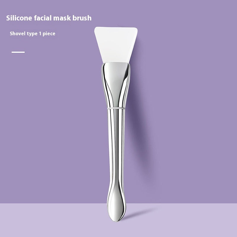 Multifunctional Beauty Makeup Brush Silver Rod Ultra-Thin Flat Head