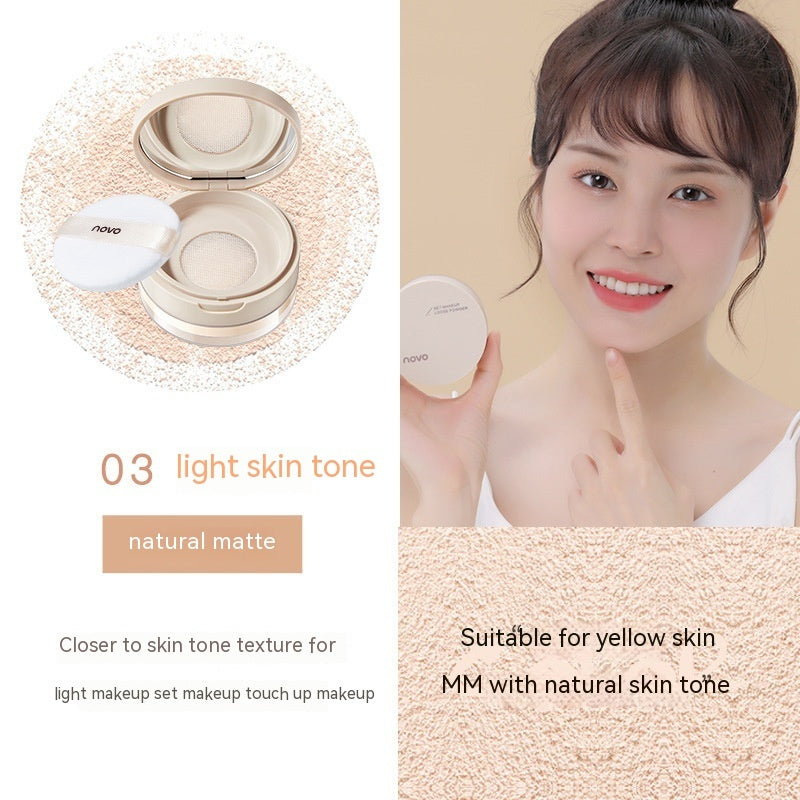 Soft Focus Makeup Powder Matte Concealer Oil Control Durable Waterproof and Sweatproof Smear-proof Makeup