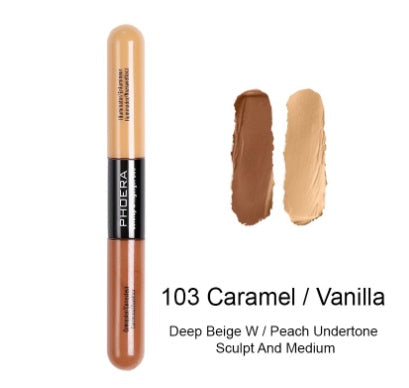 Double Heads Are Suitable for Any Skin Type Natural Color Brightening Liquid Concealer