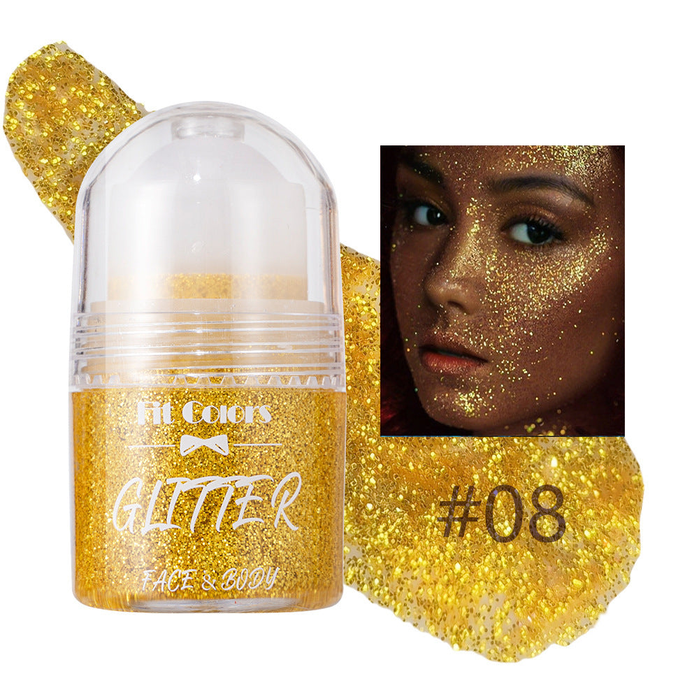 8-color Ball Sequins Gel Glitter Colorful Eye Shadow