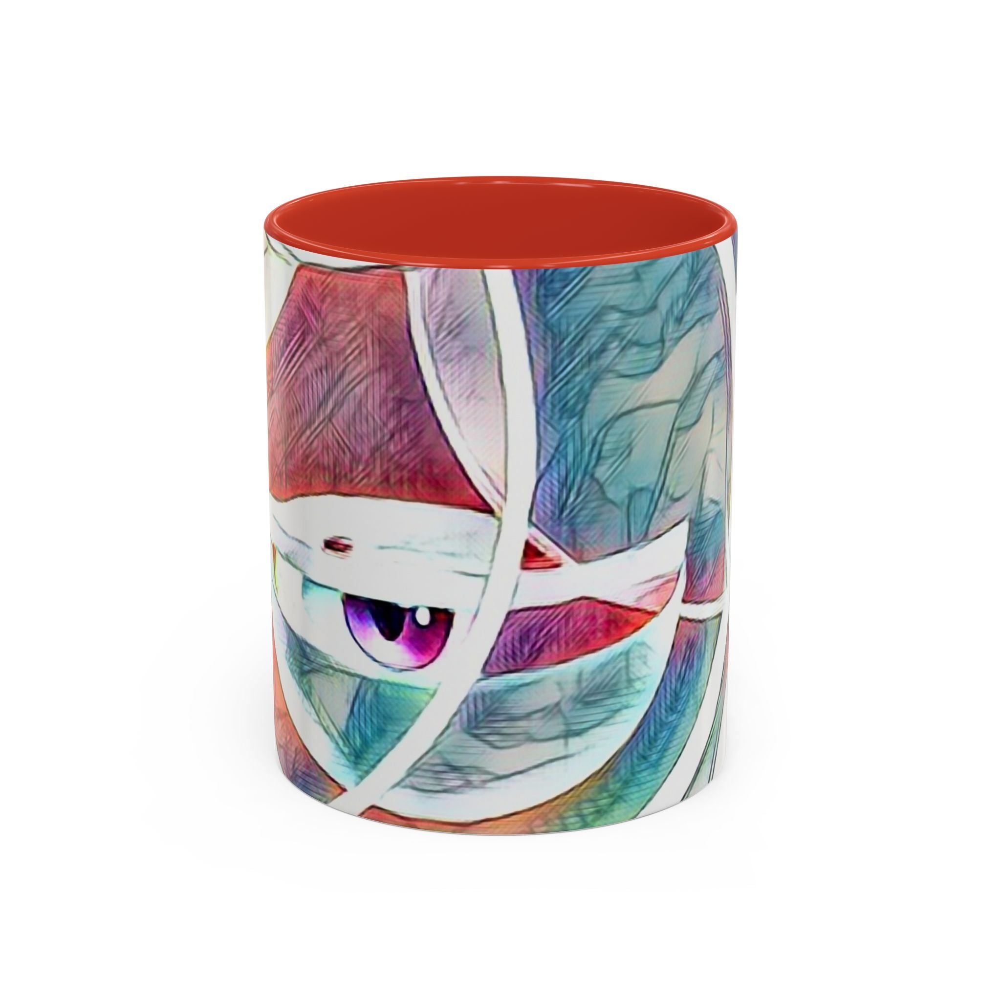 Accent Ceramic Mug, Stylish & Functional Coffee Cup, 11oz 15oz Sizes, White Glossy Finish, Ideal Tea Ritual Companion