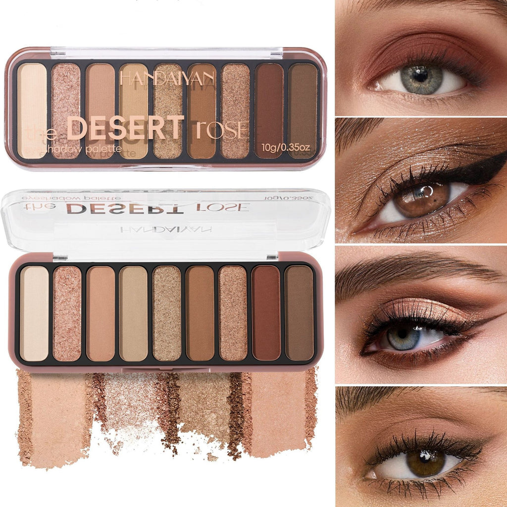 Matte Shimmer Earth Color Nine Color Eye Shadow Plate