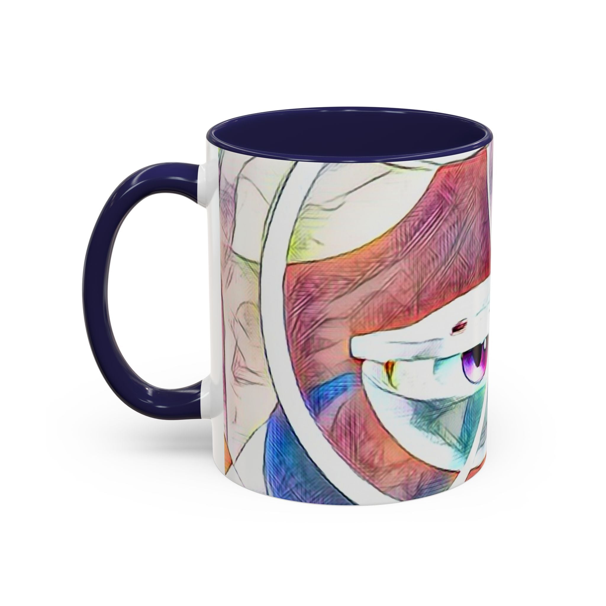 Accent Ceramic Mug, Stylish & Functional Coffee Cup, 11oz 15oz Sizes, White Glossy Finish, Ideal Tea Ritual Companion