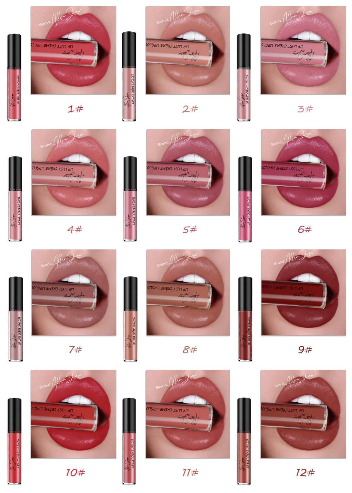 Silky Cream Lip Gloss | High-Shine Lip Glaze & Lipstick
