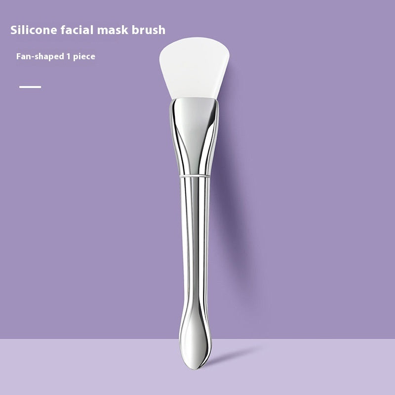 Multifunctional Beauty Makeup Brush Silver Rod Ultra-Thin Flat Head