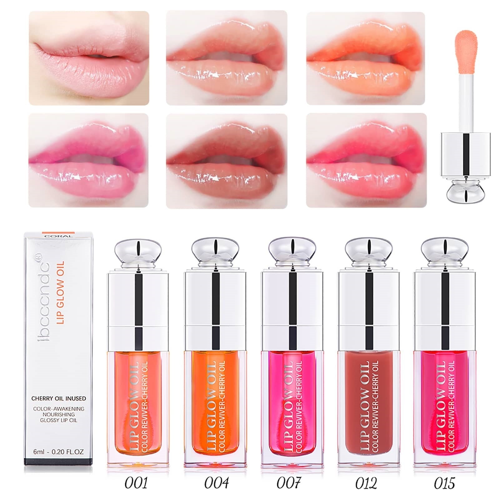 Ibcccndc Lip Gloss Lipstick Moisturizing and Nourishing Lip Lacquer Transparent Toot Lip Gloss