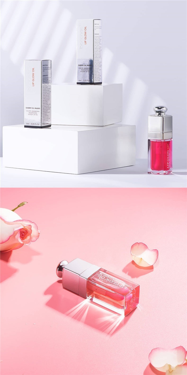 Ibcccndc Lip Gloss Lipstick Moisturizing and Nourishing Lip Lacquer Transparent Toot Lip Gloss