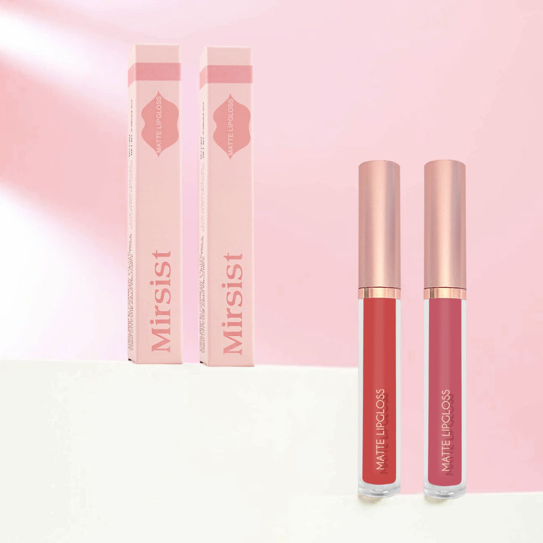 12-color Nude Jam Matte Lip Gloss Does Not Fade