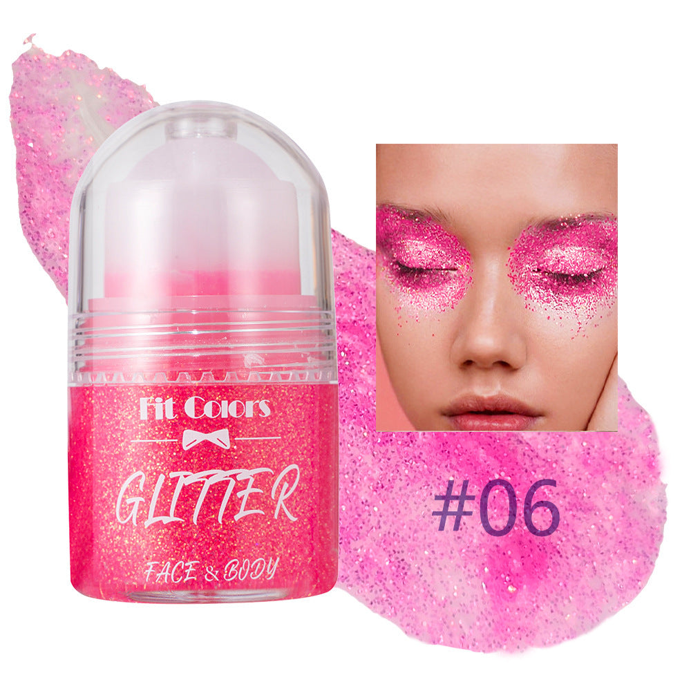 8-color Ball Sequins Gel Glitter Colorful Eye Shadow