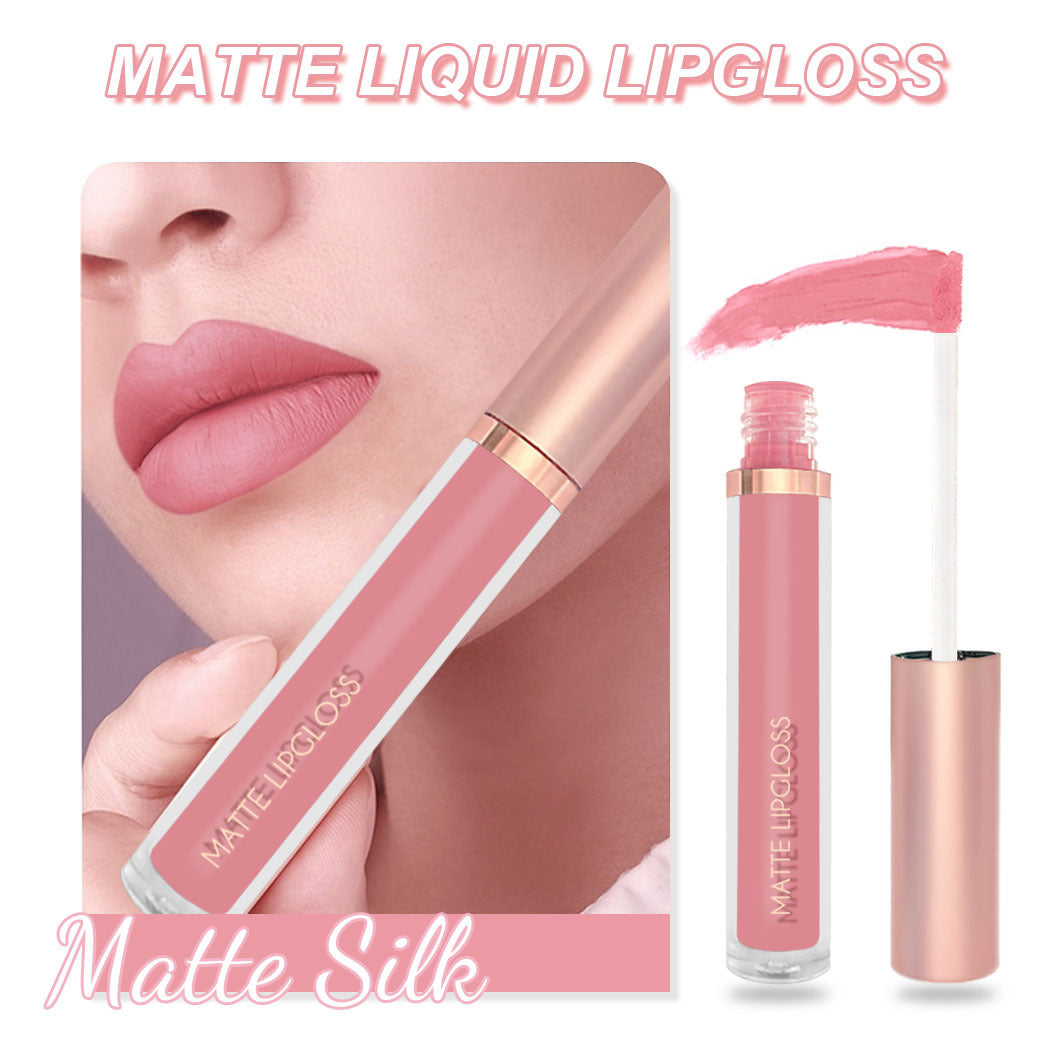 12-color Nude Jam Matte Lip Gloss Does Not Fade