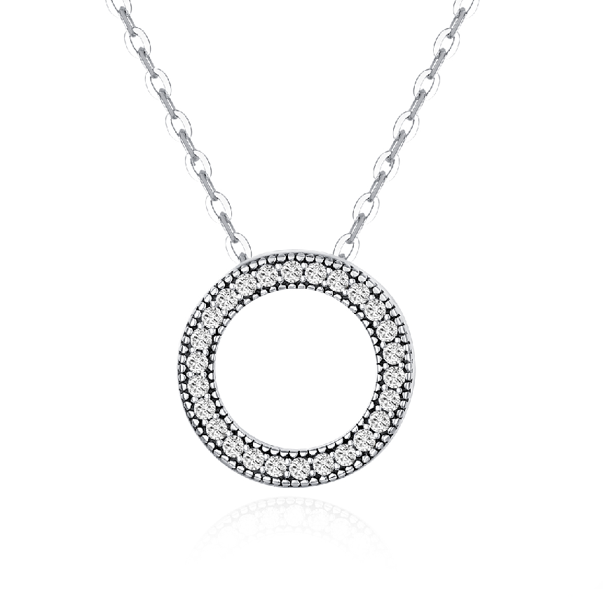 Romantic Necklace  - Round Hearts Necklace For Women