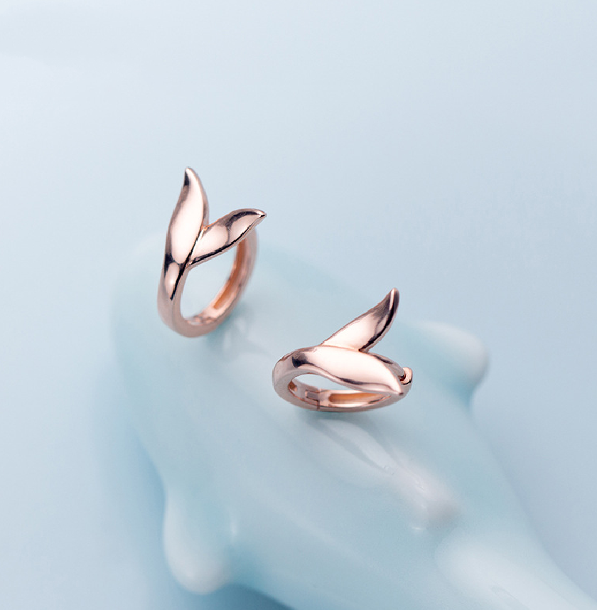 Fox Tail Hoop Earrings For Women