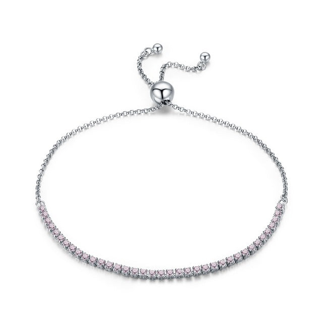 Silver Sparkling Strand Bracelet