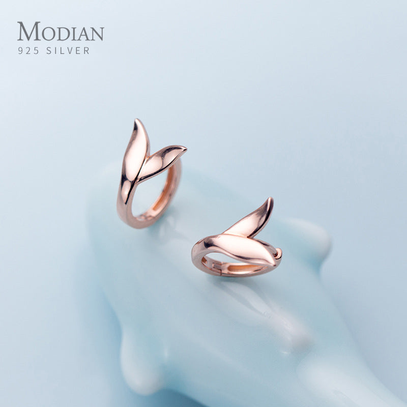 Fox Tail Hoop Earrings For Women