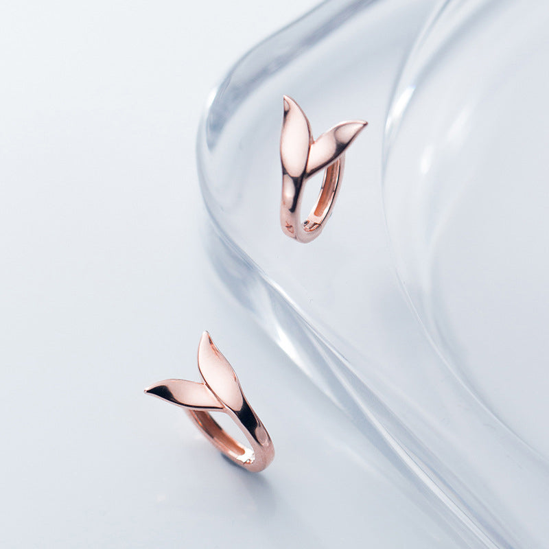 Fox Tail Hoop Earrings For Women