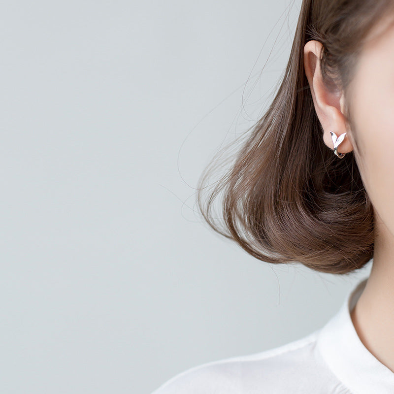 Fox Tail Hoop Earrings For Women