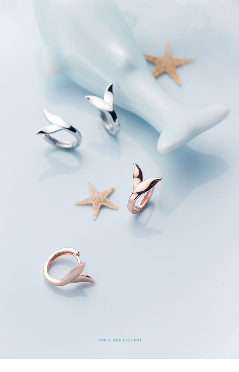 Fox Tail Hoop Earrings For Women