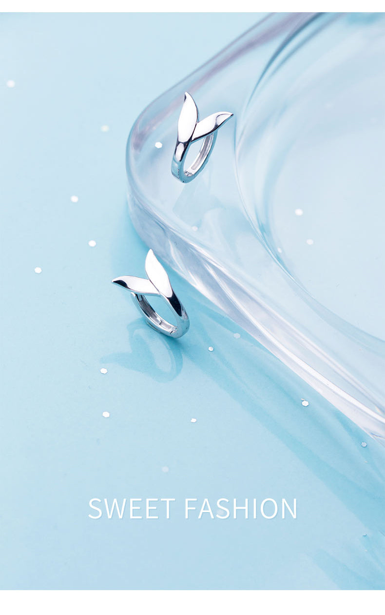 Fox Tail Hoop Earrings For Women