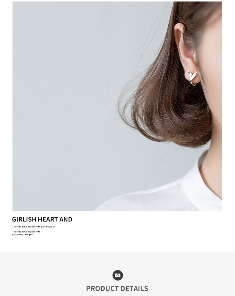 Fox Tail Hoop Earrings For Women