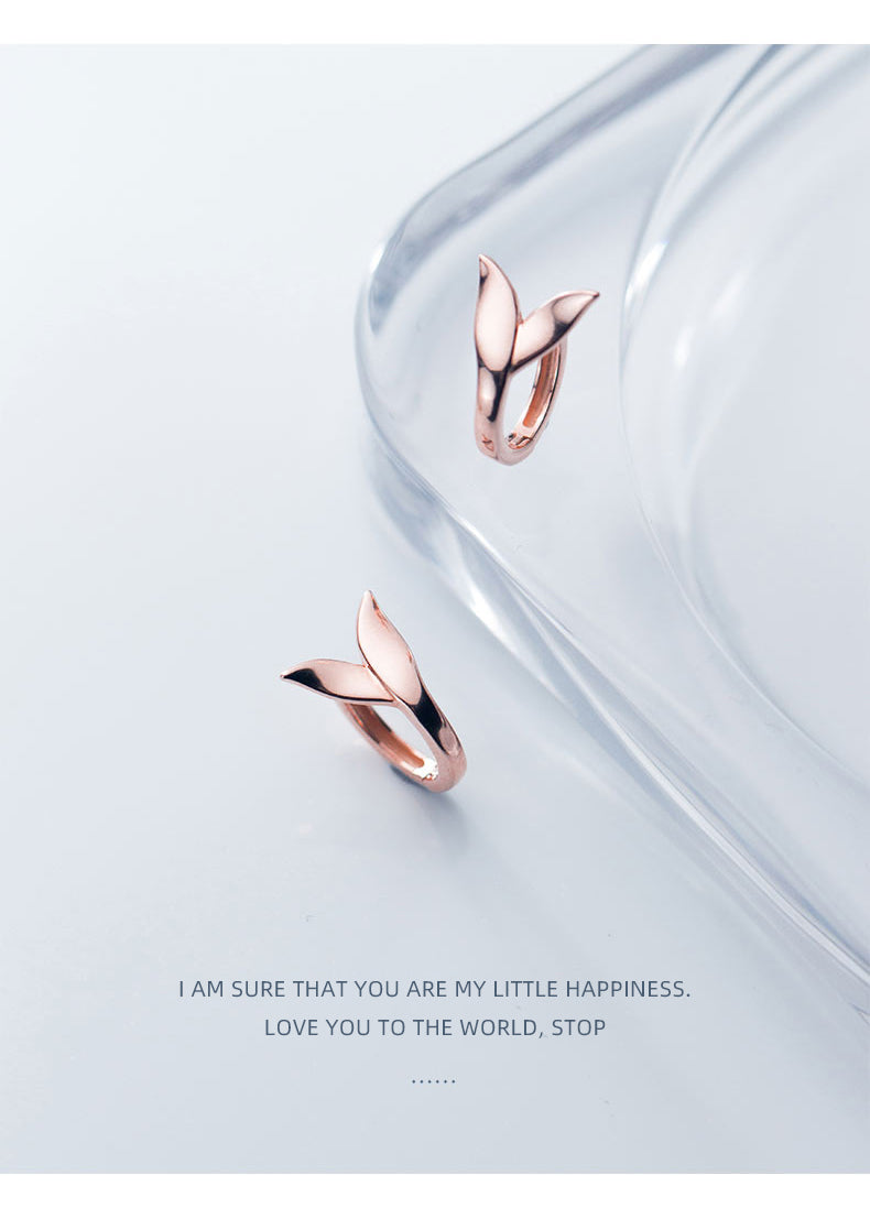 Fox Tail Hoop Earrings For Women