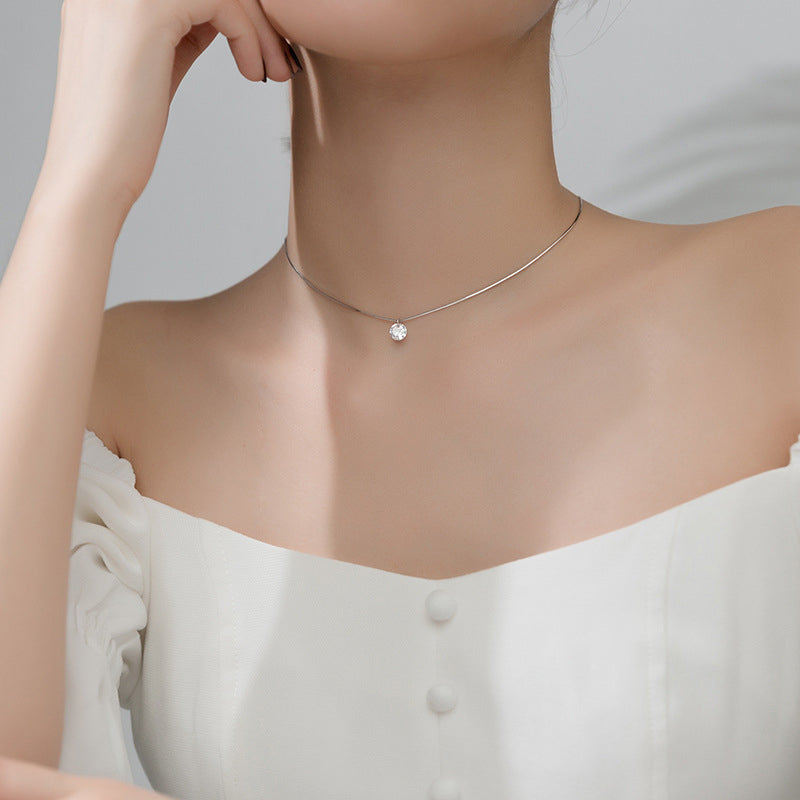 Luxury Round Pendant Necklace for Women