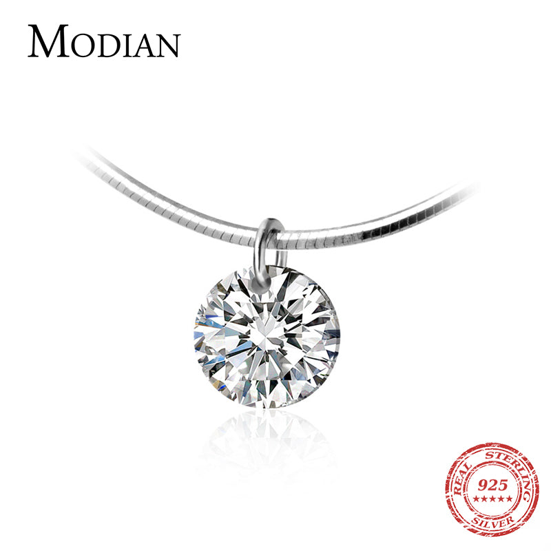 Luxury Round Pendant Necklace for Women