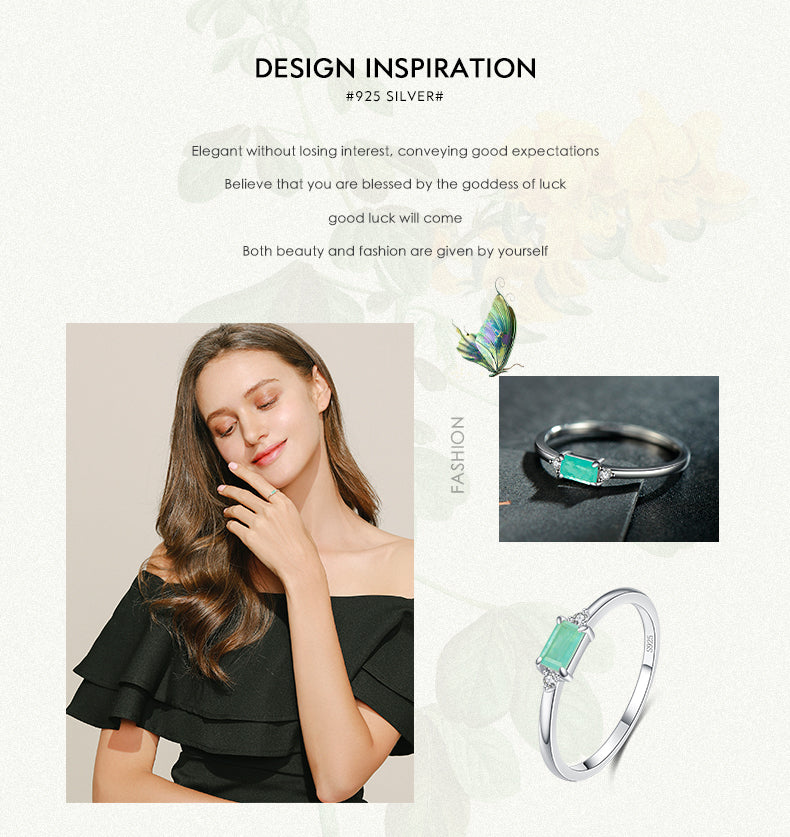 Charm Luxury Silver  Rings For Women